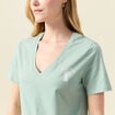 T-shirt manches courtes vert pastel femme