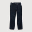 Jeans straight longueur 32 en coton denim brut rinse homme