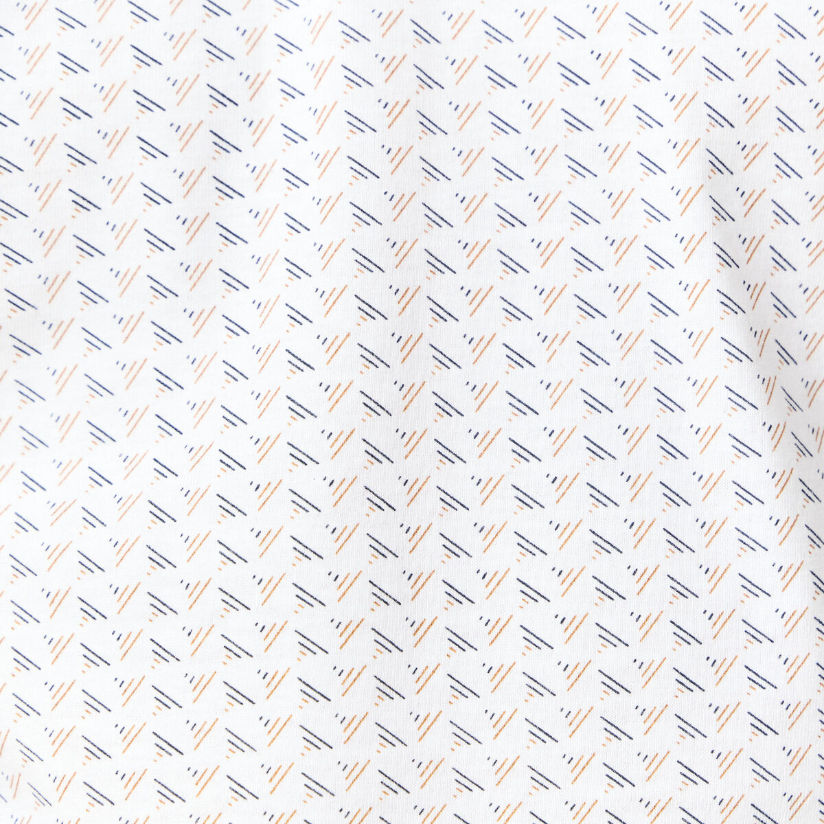 Polo cintr&eacute; en coton manches courtes blanc homme