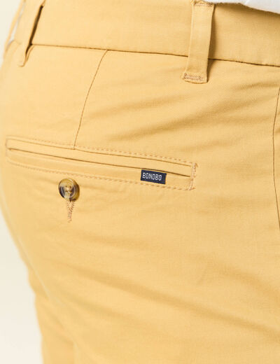Pantalon slim Instinct chino beige homme