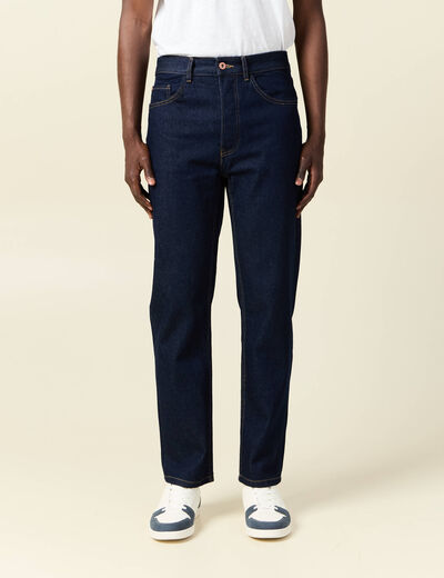 Jeans regular tapered denim brut clean homme