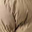 Doudoune avec capuche taupe homme