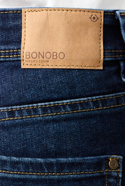 Jeans bootcut denim brut femme