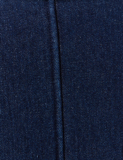Manteau en jean doublé denim stone femme