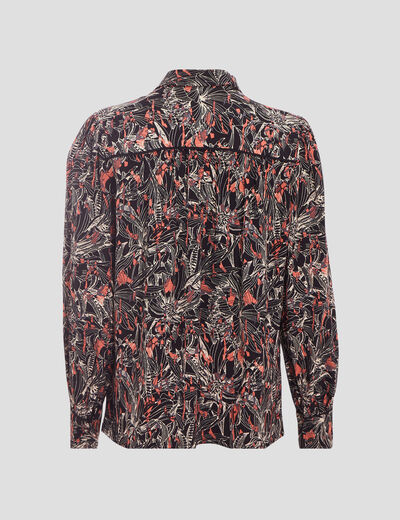 Chemise éco-responsable noir femme