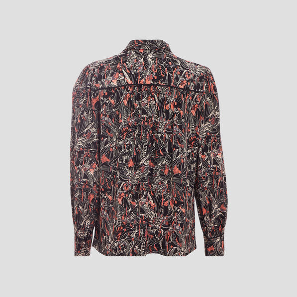Chemise éco-responsable noir femme