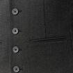 Veston sans manches noir homme