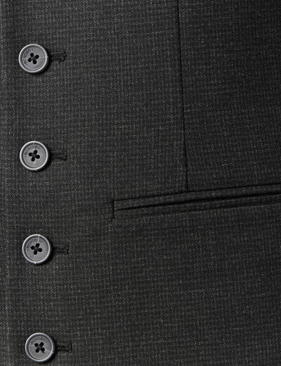 Veston sans manches noir homme