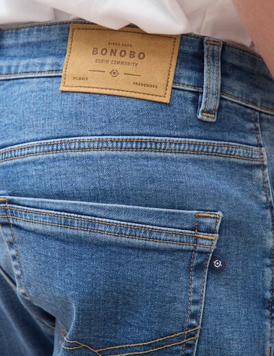 Jeans slim denim stone homme