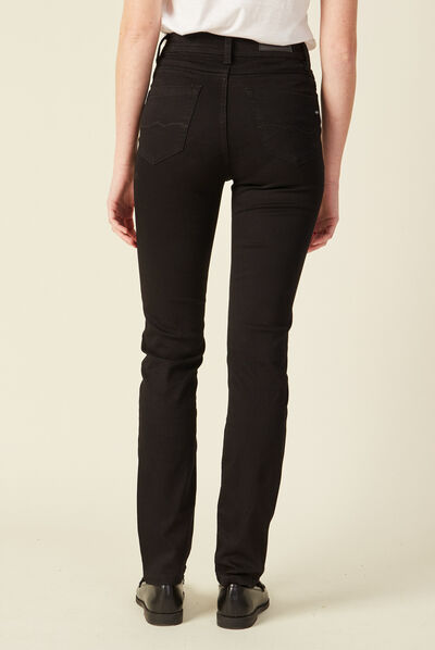 Jean Laeticia - slim denim noir femme