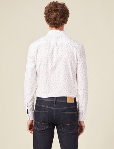Chemise blanc homme