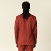 Veste blazer cintré marron cognac homme