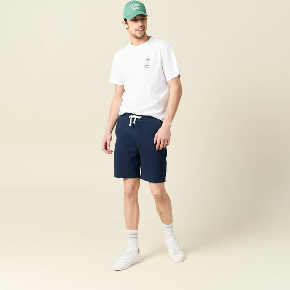 T-shirt manches courtes blanc homme