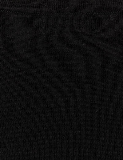 Gilet manches longues boutonné noir femme