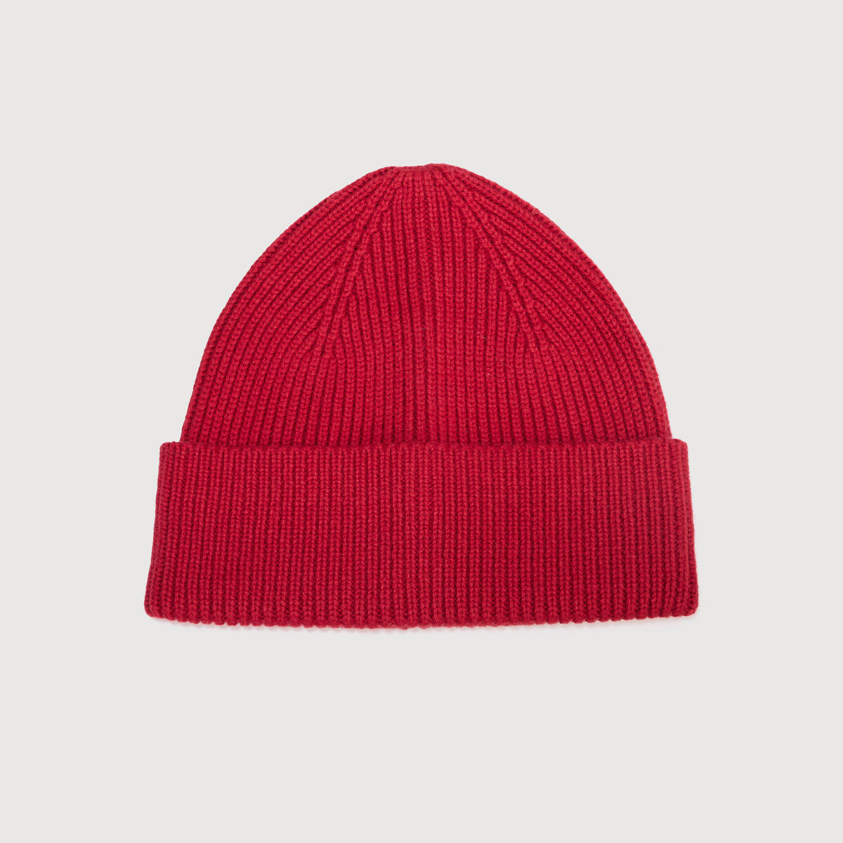 Bonnet rouge fonc&eacute; homme