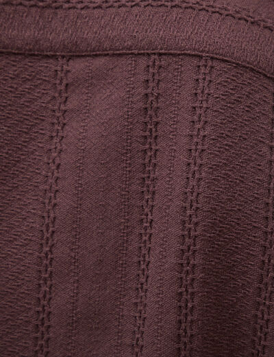 Bermuda marron fonc&eacute; homme