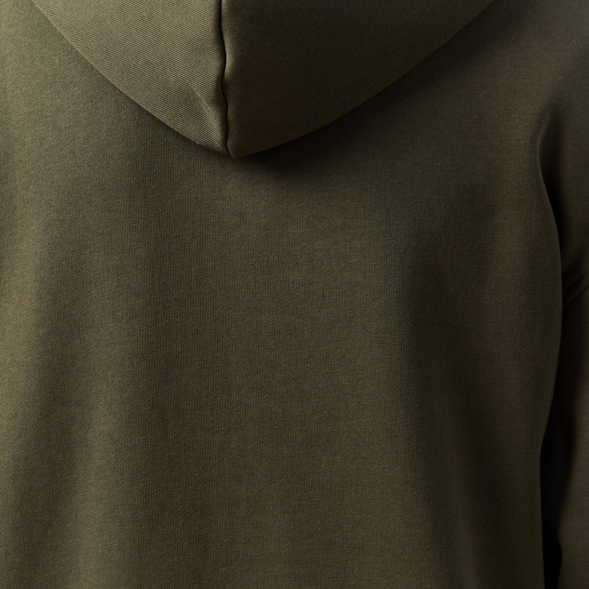 Sweat effet polaire manches longues vert kaki homme