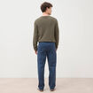 Pantalon bleu fonc&eacute; homme