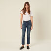 Jeans regular 7/8ème denim stone femme