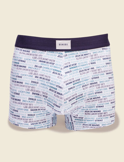 Lot 2 boxers bleu foncé homme