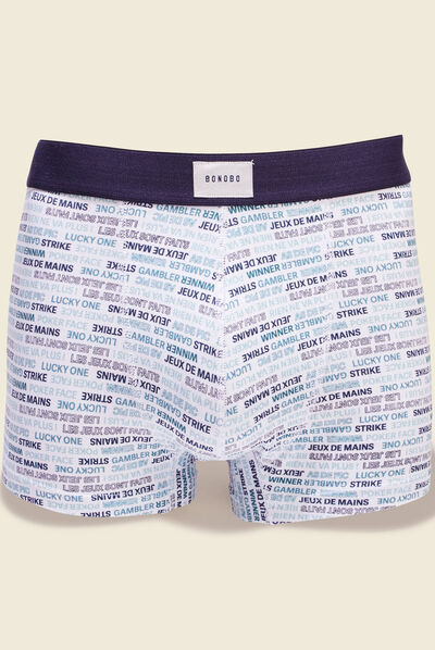 Lot 2 boxers bleu foncé homme