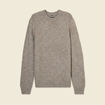 Pull manches longues gris homme