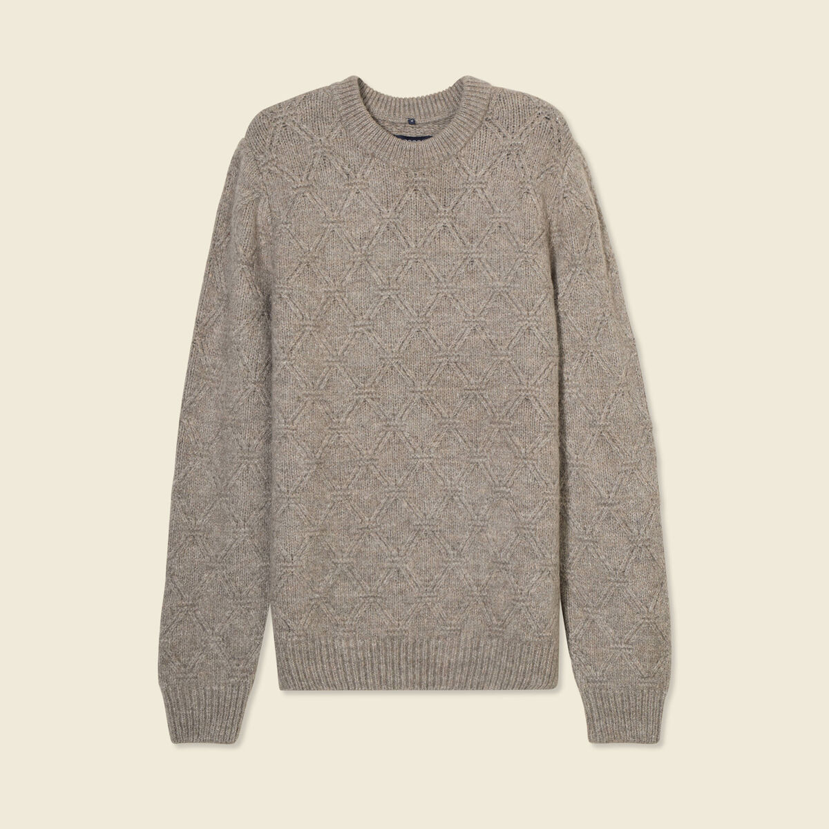 Pull manches longues gris homme