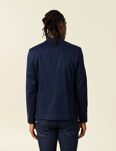 Veste esprit blazer droite bleu marine homme