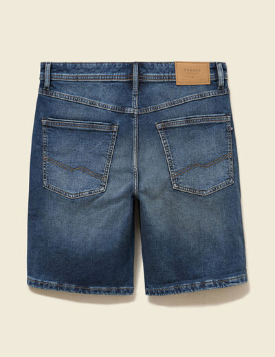 Bermuda en jeans denim brut homme