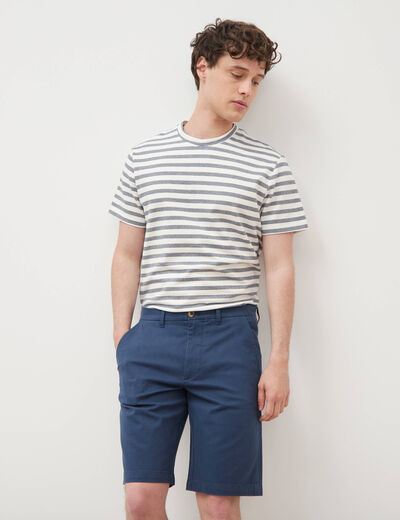 Short bleu fonc&eacute; homme