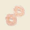Boucles d'oreilles clous couleur or femme