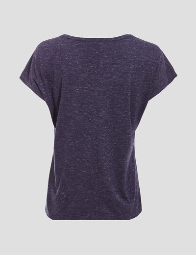 T-shirt manches courtes gris foncé femme