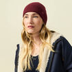 Bonnet bordeaux femme