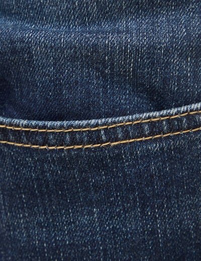 Jeans straight longueur 30 denim brut homme