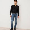 Jeans slim longueur 32 denim double stone homme