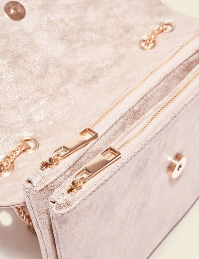 Sac métallisé couleur or femme