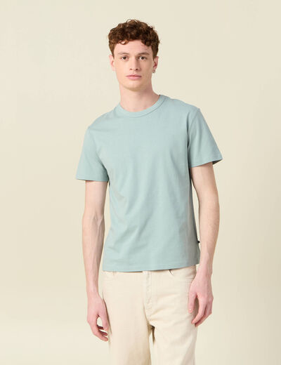 T-shirt éco-responsable bleu gris homme