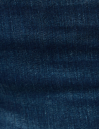 Jeans slim taille haute 7/8ème denim brut femme