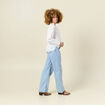 Blouse manches longues blanc femme