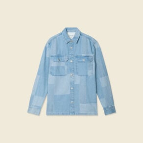 surchemise en jean denim bleach homme Surchemise en jean denim bleach homme