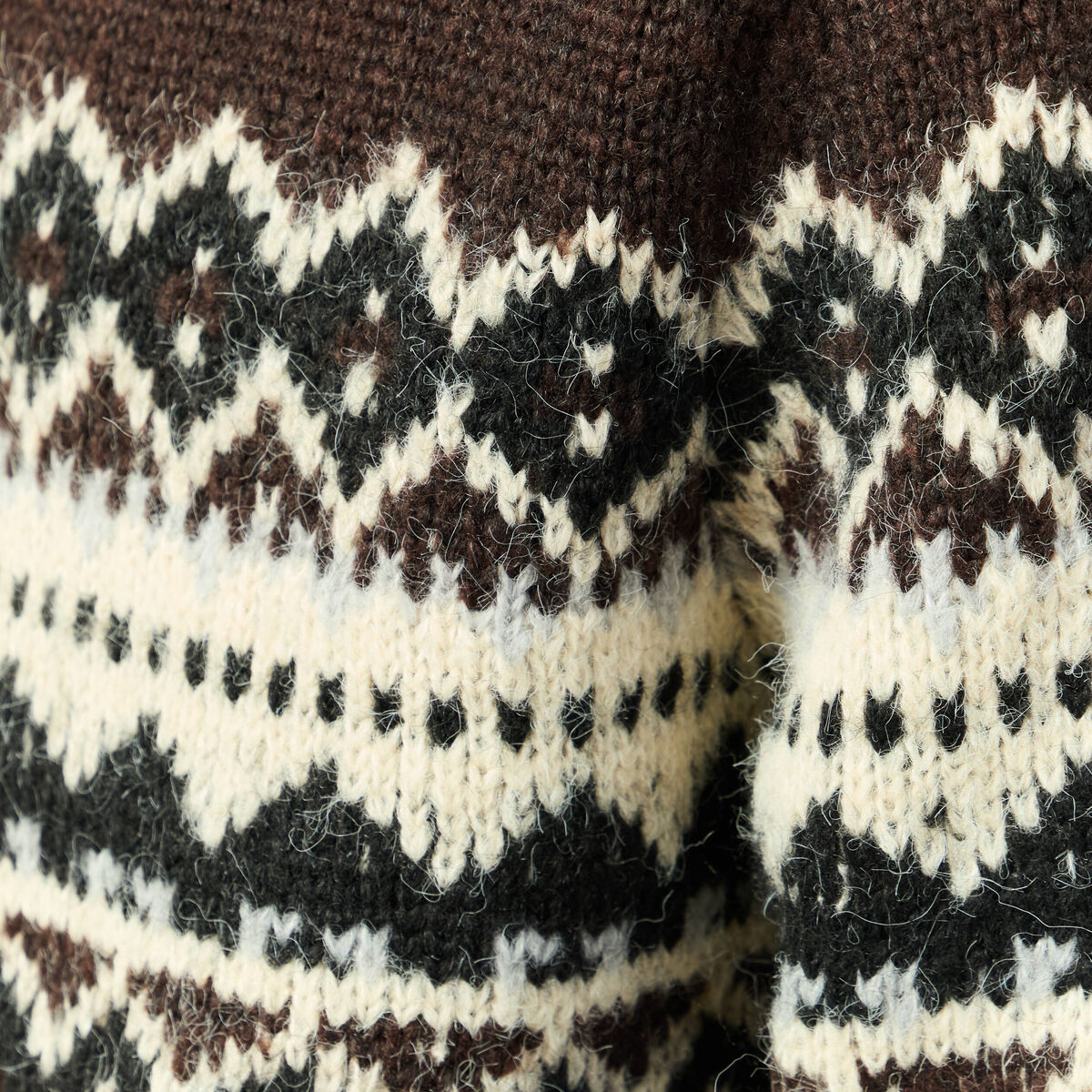 Pull moyenne maille col rond sable homme