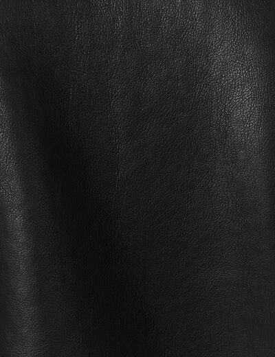 Blouson aviateur simili cuir noir homme
