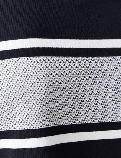 T-shirt manches courtes bleu marine homme