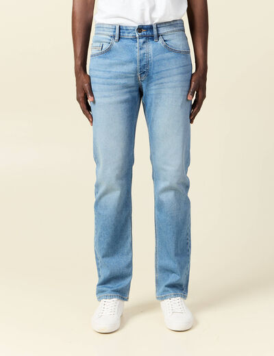 Jeans regular 5 poches denim used homme