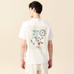 T-shirt manches courtes ecru homme