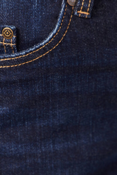 Jeans bootcut 7/8ème denim brut femme