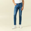 Jeans slim 5 poches longueur 32 denim stone homme