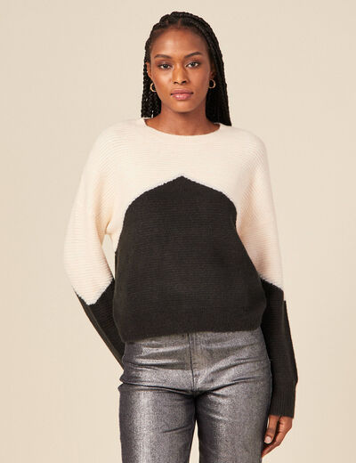 Pull éco-responsable ecru femme