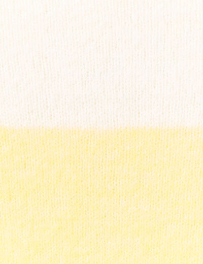 Pull col rond Atelier Beguin x Bonobo jaune femme