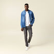 Jeans slim éco-responsable denim gris homme